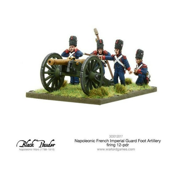 Warlord Games French Imperial Guard Foot Artillery Firing 12-Pdr. New