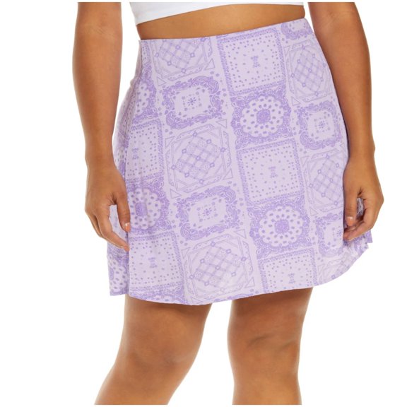 BP. Print Woven Skirt, Size 2X