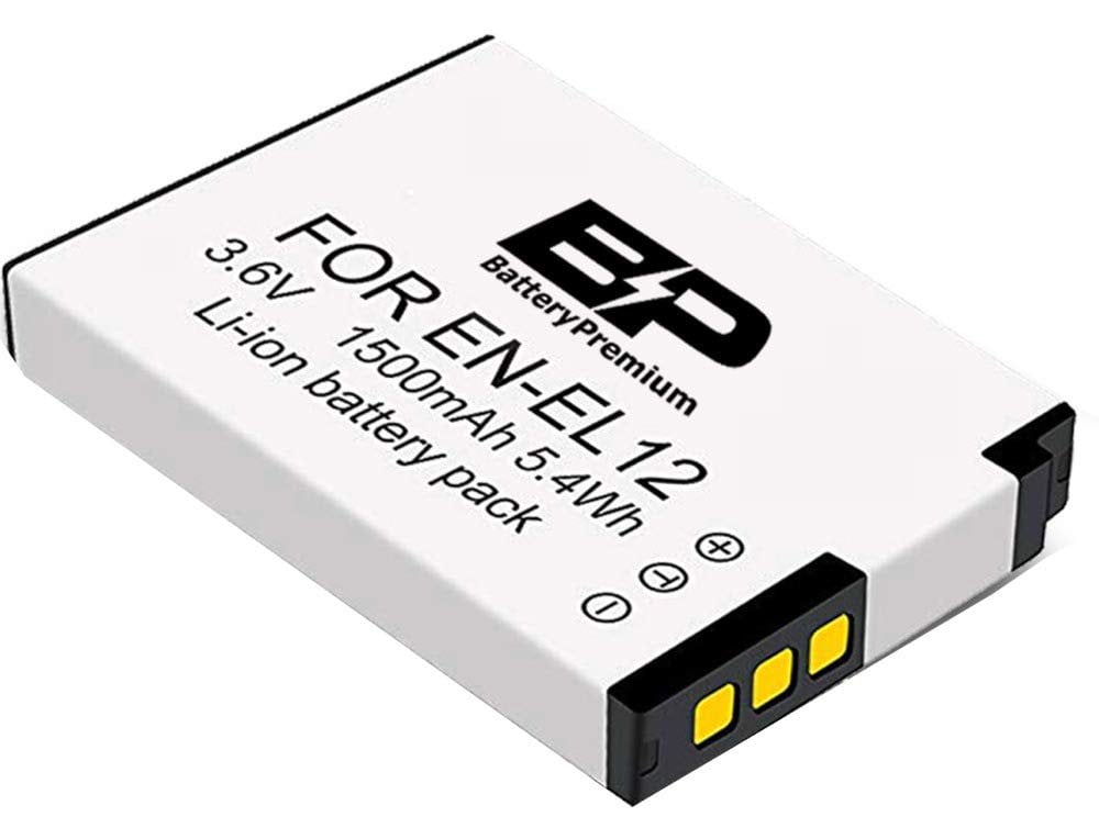 EN-EL12 DSTE Ersatz Batterie Akku Kompatibel für Nikon Coolpix S1000pj