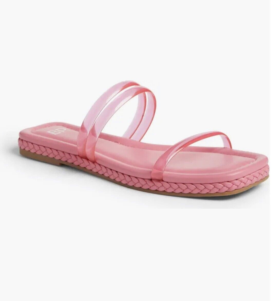 BP. BP Viola Pink Punch Fashion Slip On OpeN Toe Rounded Toe Casual Summer Sandals