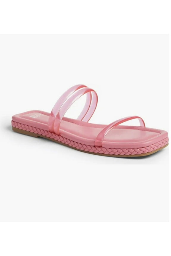 BP Viola Pink Punch Fashion Slip On OpeN Toe Rounded Toe Casual Summer Sandals