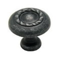 thumbnail image 1 of BP1585WID 1.25-In. Wrought Iron Rope Cabinet Knob - Quantity 25, 1 of 4