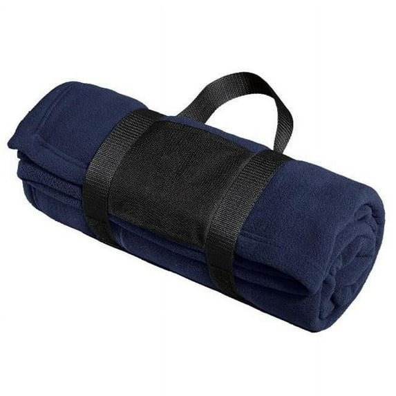 BP20 Fleece Blanket with Carrying Strap, True Navy - One Size