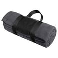 thumbnail image 1 of BP20 Port Authority Fleece Blanket with Carrying Strap Unisex Adult Throw, 1 of 2