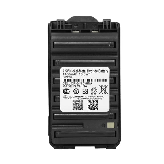 BP264 BP-264 1400mAh Ni-MH Battery Compatible with Radio IC-T70A IC-F4001 IC-F4003 IC-F3001 IC-V80 IC-U80 IC-F3101D IC-F3103D IC-F4101D IC-F4103D BP265 BP-265