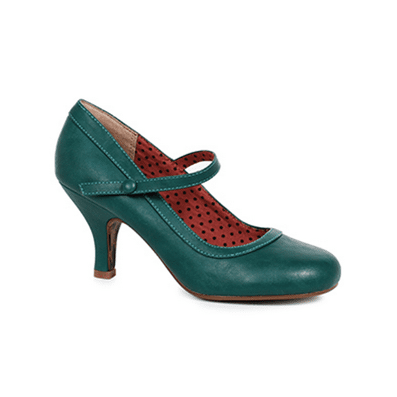 BP320-BETTIE, 3" Retro Mary Jane Heel Shoes