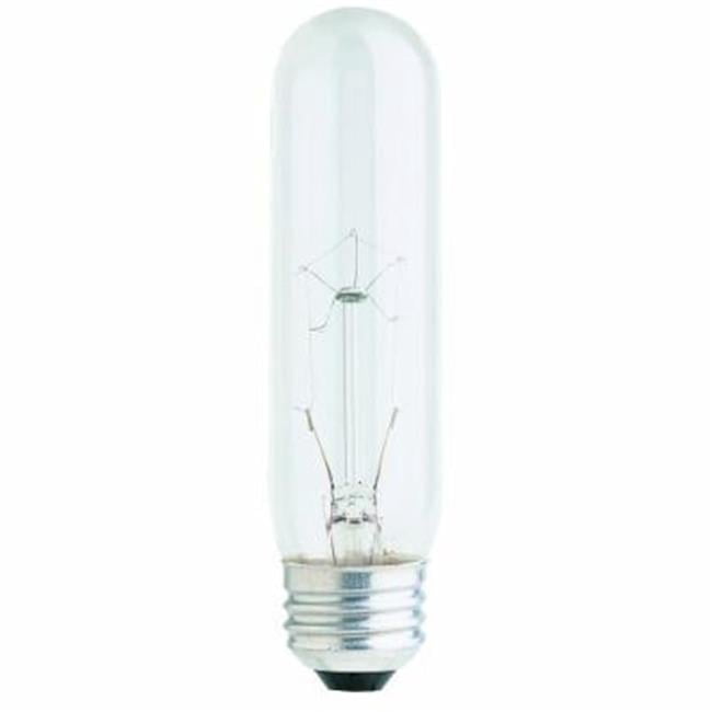 BP40T10 40 Watt Clear Tube Bulb Medium Base - Walmart.com