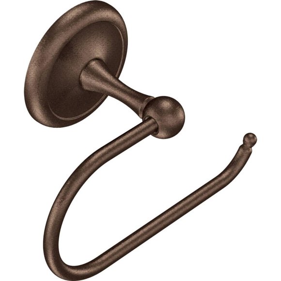 BP5380OWB Yorkshire Collection Single Post European Toilet Paper Holder with Hardware, Old World Bronze