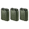 BPA Durable 5 Gal. Portable Water Storage Container in Green (3Pack)