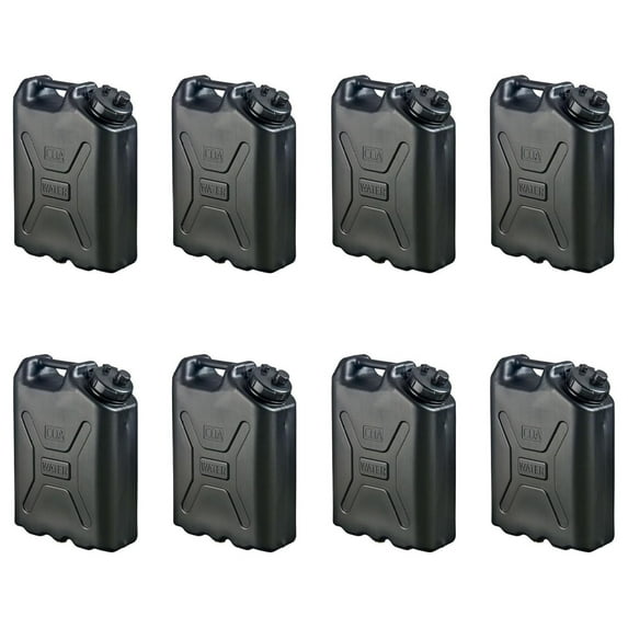 BPA Durable 5 Gallon 20 Liter Portable Military Water Storage Container for Camping, Outdoors and Emergency Management