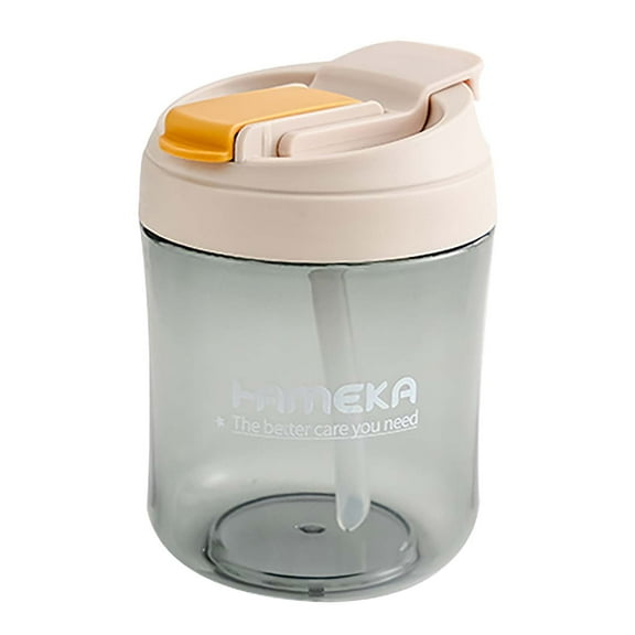 BPA-Free Bubble Tea Tumbler 34oz, Leakproof Wide Straw Cup with Measurement Markings for Summer Iced Drinks