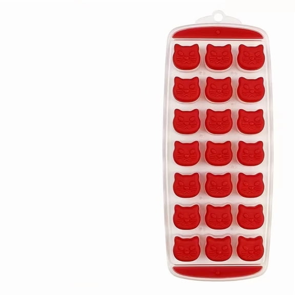 BPA-Free Cat Ice Mold - Fun Cat-Shaped Ice Cube Tray for Pets - Perfect Hydration Treats