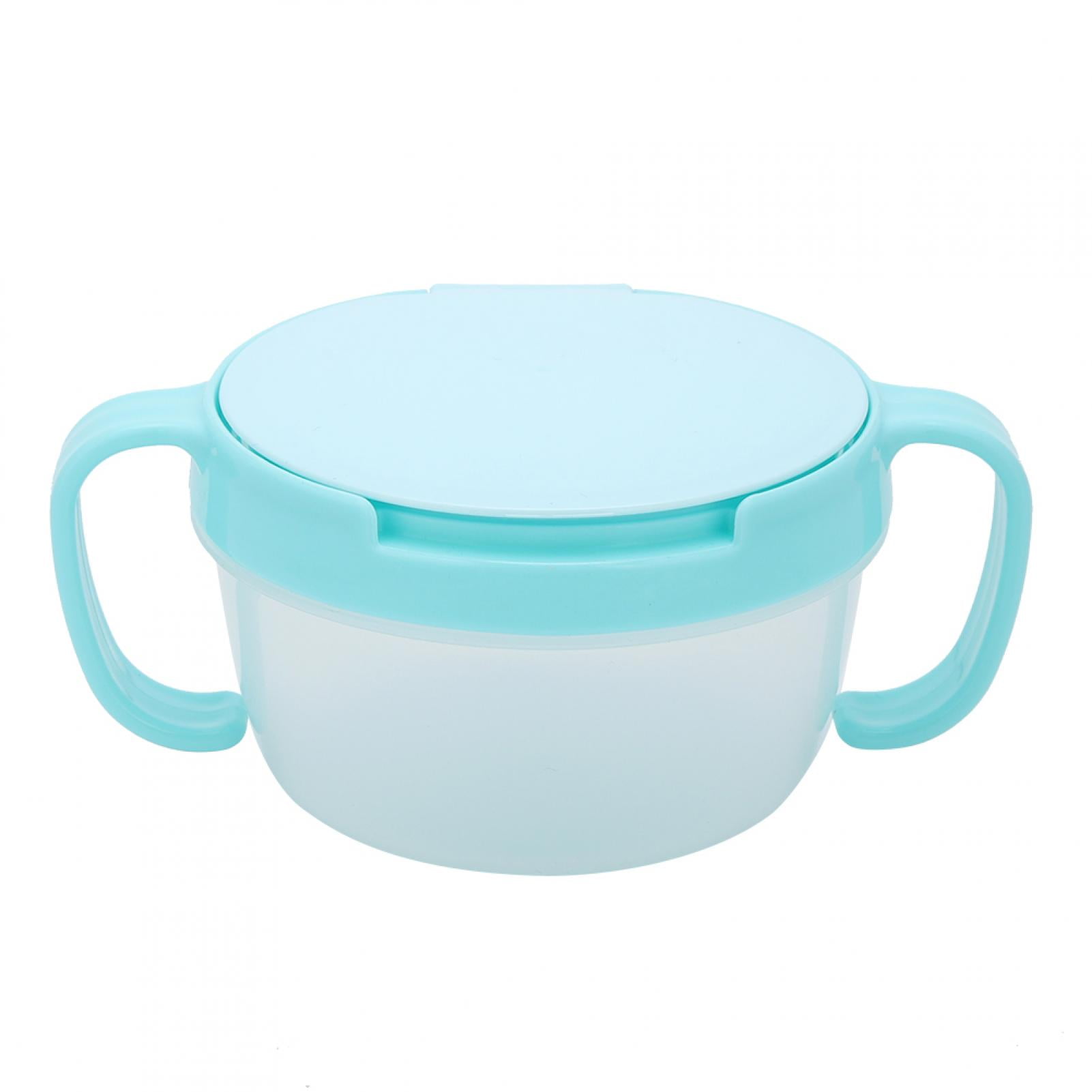 BPA Free Dual handle Spill proof Food Bowl Snack Container for Children