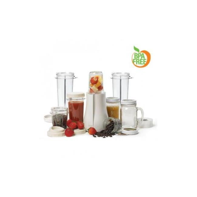 BPA-Free Mason Jar Personal Blender- Plus 2 Extra Large BPA-Free Cups