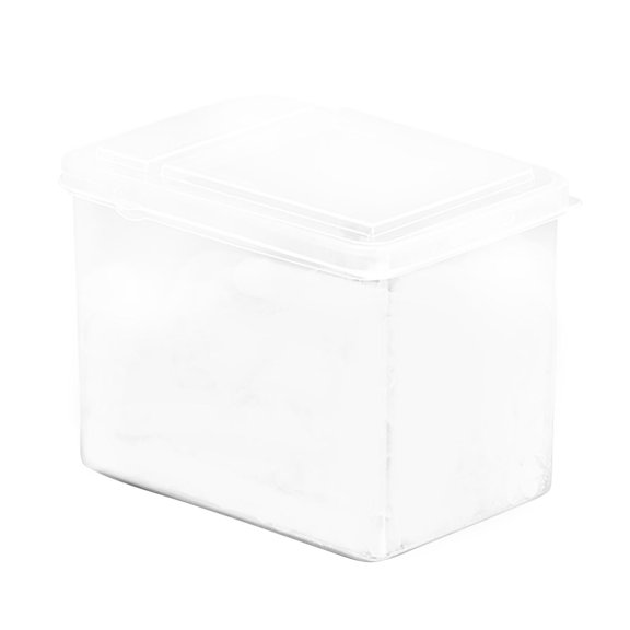 BPA-Free NSF-Certified 4-Size Airtight Food Storage Set – Stackable Pantry & Fridge Organizers for Grains/Snacks/Coffee, Transparent Eco-Friendly Plastic with Locking Lids B