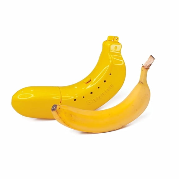 BPA Free Plastic Banana Case | Protects Bananas from Damage | Travel-Friendly Storage Box | Safe for Kids | Prevents Messes | Hygienic | Lightweight&Portable | Keeps Freshness (315Yellow)