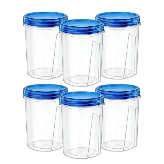 BPA-Free Plastic Containers with Lids, Leakproof Portion Container for Food Prep and Storage, Reusable Takeout Cups for Restaurant, Cafe and Catering.