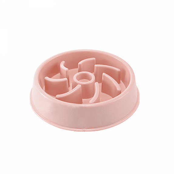 BPA-Free Slow Feeder Dog Bowl - Dog Bowl Slow Feeder Large Breed, Medium Sized Dog & Puppies - Canine Slow Feeder Bowls for Dogs - Eating Control,Pink