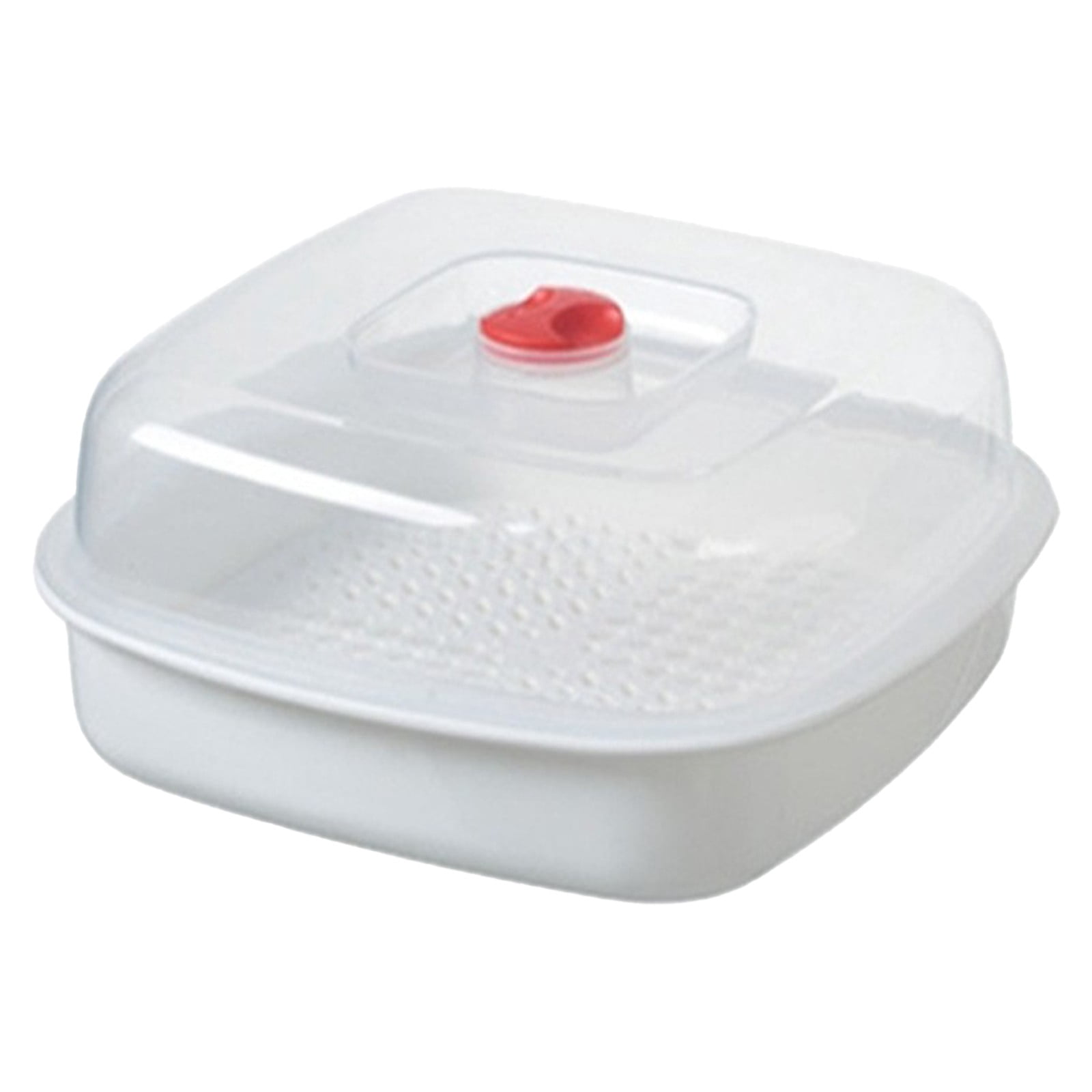 BPA Free Stackable Plastic Microwave Food Steamer, Small Steam Pot with ...