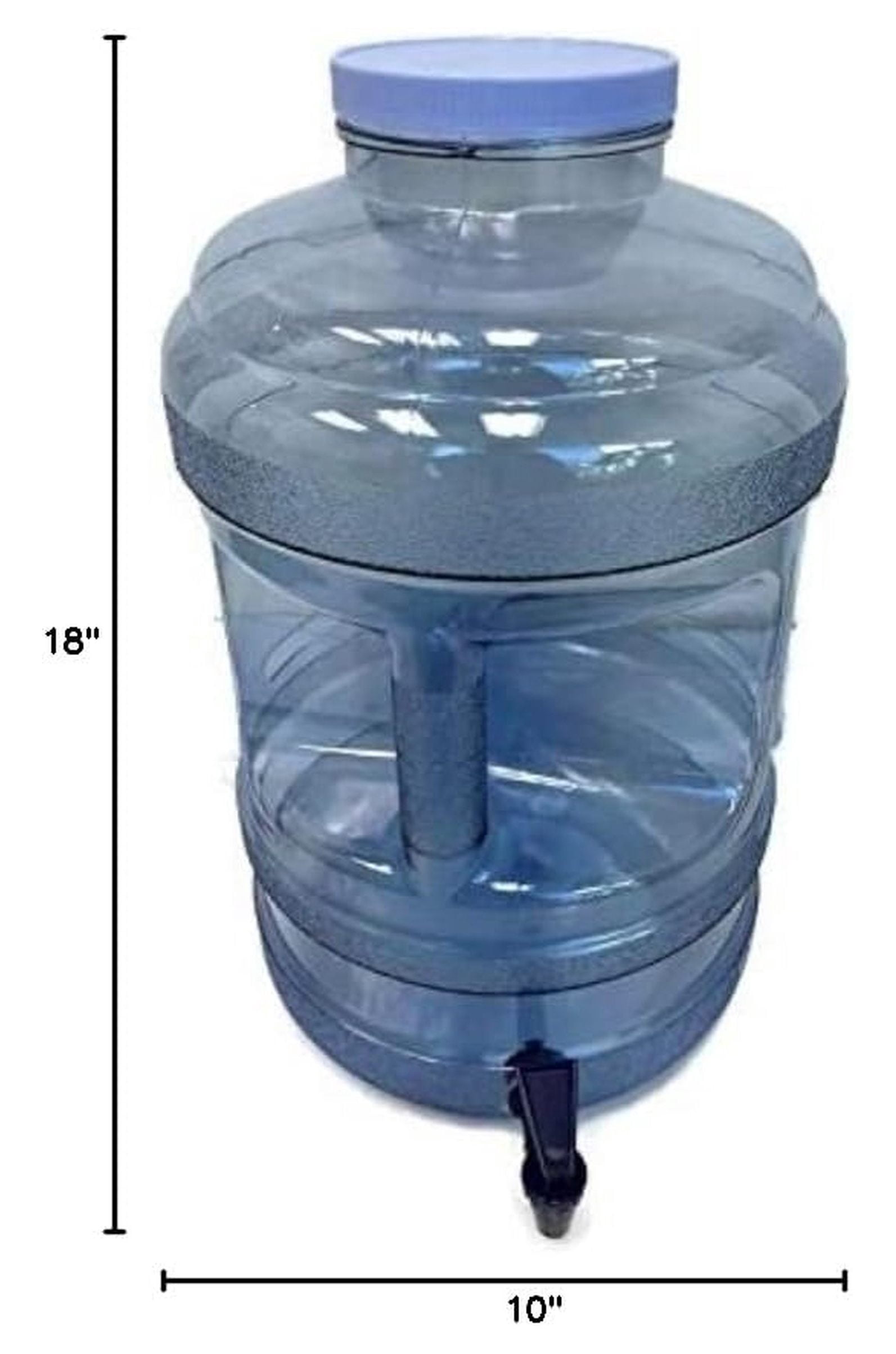 BPA Free Water Bottle with Big-Mouth & Dispensing Spigot, 5 Gallon Perfect for Home, Kitchen, Office, Sports Events, and Indoor Outdoor Activities