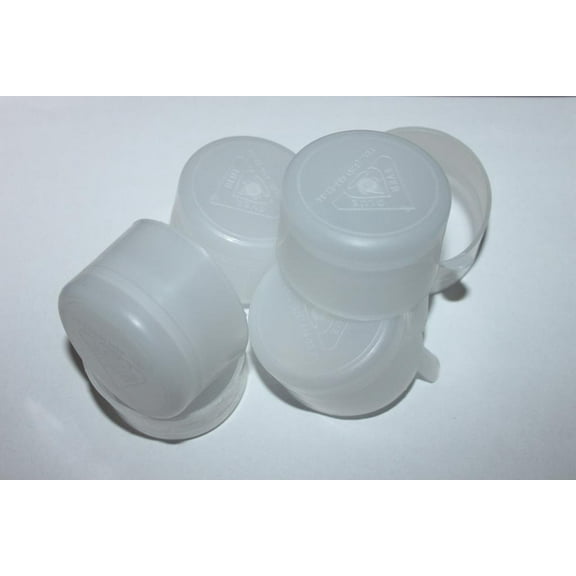 BPA Free Water Bottle Cap for 3 or 5 gallons - Non Spill (Quantity of 6) MADE IN USA. Reusable Water Caps No Holes