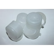 BPA Free Water Bottle Cap for 3 or 5 gallons - Non Spill Quantity of 6 MADE IN USA. Reusable Water Caps No Holes