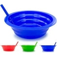 BPA Sippy Bowl Kids Cereal Bowls With Straw Built In! 6 Pack. Child