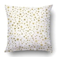 thumbnail image 1 of BPBOP Abstract white modern pattern with gold stars Texture of gold foil Pillowcase Throw Pillow Cover Case 16x16 inches, 1 of 2