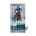 thumbnail image 1 of BPBOP Bensor Motorbike Waterproof Polyester Bathroom Shower Curtain 36x72 Inches, 1 of 2