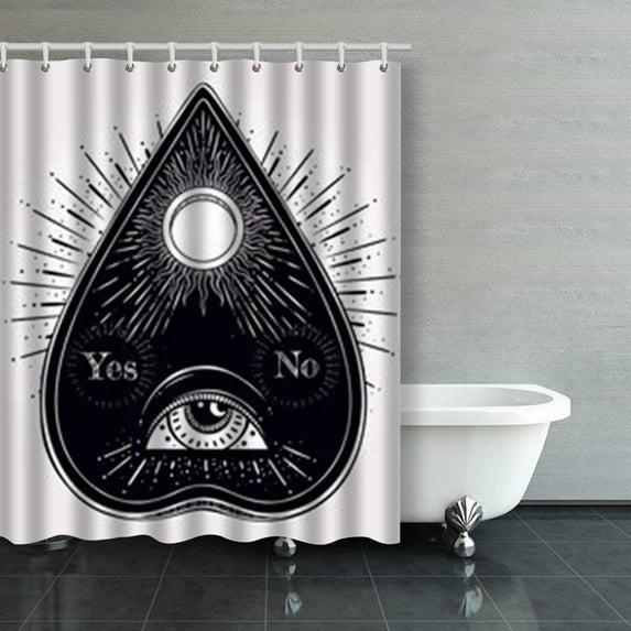 BPBOP Bohemian Hand Drawn Ouija That Consists Shower Curtains Bathroom Curtain 60x72 Inch