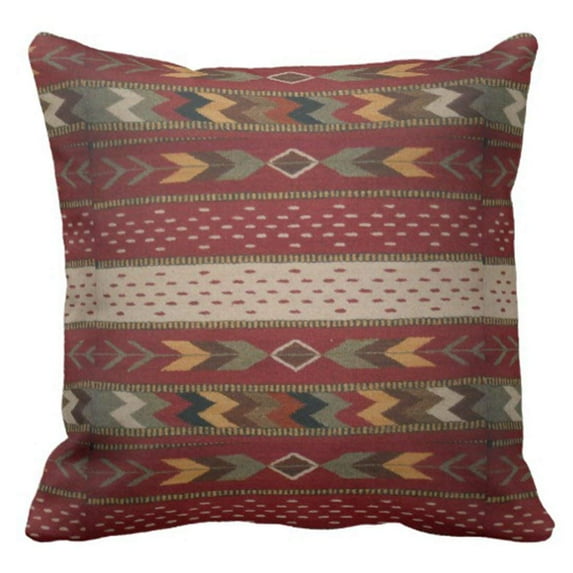 BPBOP Colorful Tribal South Western Style Patterns Pillowcase Cushion Cover 16x16 inches