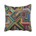 thumbnail image 1 of BPBOP Embroidery Colored Lines Ethnic And Tribal Motifs Bohemian Pillowcase Cover 18x18 inch, 1 of 1