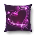 thumbnail image 1 of BPBOP Eps Beautiful And Fun Purple Plasma Neon Hearts With Different Light Effects Pillowcase Pillow Cushion Cover 16x16 inch, 1 of 1