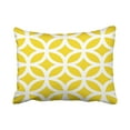 thumbnail image 1 of BPBOP Fabric Throw Pillows, 20" x 30 in, Yellow, 1 of 1