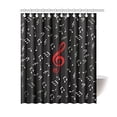 thumbnail image 1 of BPBOP Festive Music Notes Bathroom Waterproof Fabric Shower Curtain 60x72 inches, 1 of 2
