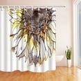 thumbnail image 1 of BPBOP KOTOM Abstract Flowers Hand Painted Sunflowers Polyester Fabric Bathroom Shower Curtain 66x72 inches, 1 of 1