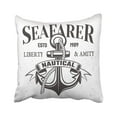 thumbnail image 1 of BPBOP Sailor Vintage Label Emblem In Monochrome Style With Anchor Rope And Ribbon For Text Pillowcase Cover 20x20 inch, 1 of 1