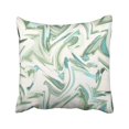 thumbnail image 1 of BPBOP Watercolor Pillows Soft Teal Green Watercolor Abstract Pillowcase Pillow Cover 18x18 inches, 1 of 1