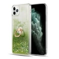 thumbnail image 1 of BPC Sparkle Case Liquid Quicksand Ring Back Cover for iPhone 13 Pro 6.1 Green, 1 of 5