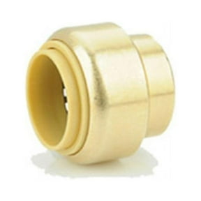 BPECA1-2NL No Lead Brass Push Sharkbite End Cap - 0.5 in.