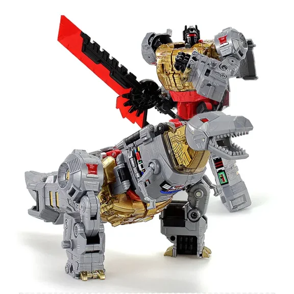 BPF 05 Grimlock Transformation Dinoking Volcanicus Tyrannosaurus Rex Tyrone Cable Dinobots 5IN1 Action Figure Robot Toys