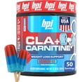 thumbnail image 1 of BPI Sports CLA + Carnitine Powder, Rainbow Ice, 50 Servings, Weight Loss & Lean Muscle Support (12.34 oz, 350g), 1 of 8