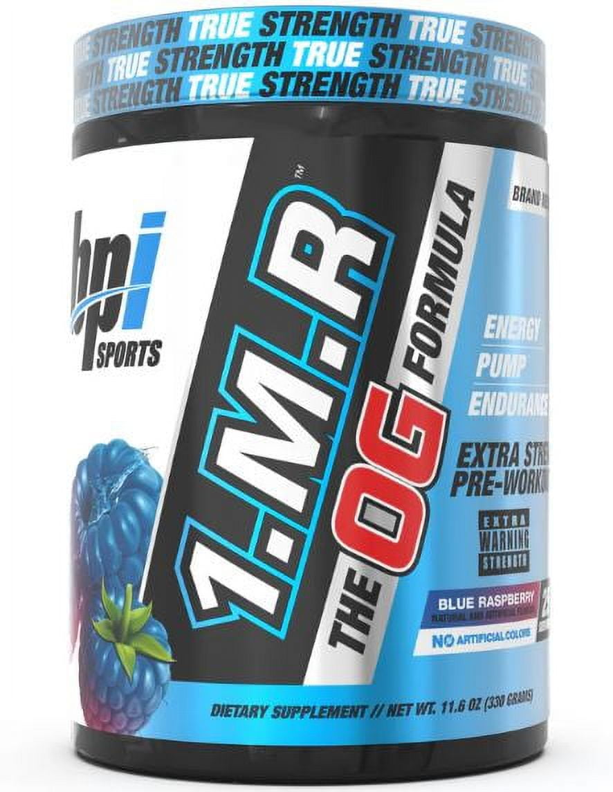 BPI Sports 1MR OG PreWorkout 25 Servings Blue Raspberry