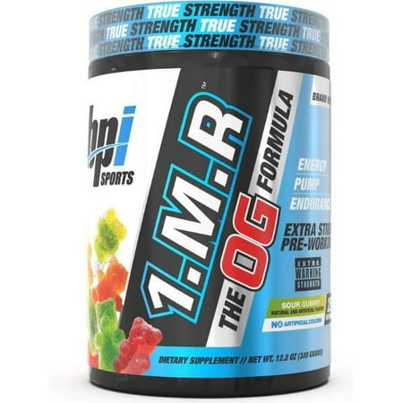 BPI Sports 1MR OG Pre-Workout 25 Servings Sour Gummy