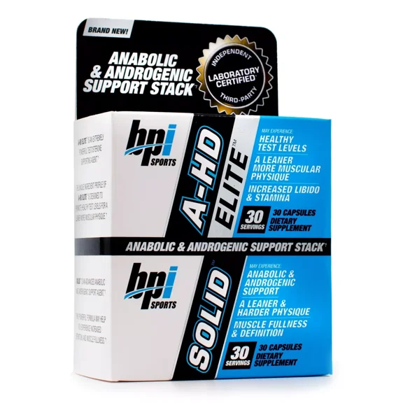 BPI Sports A-HD Elite Solid Testosterone Booster Anabolic & Androgenic Stack