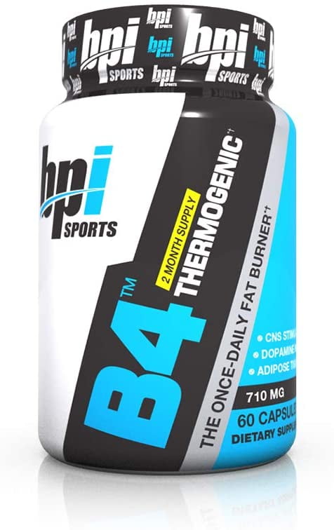 BPI Sports B4 Thermogenic The Once Daily Fat Burner, 60 Count