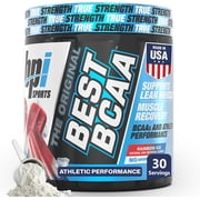 BPI Sports Best BCAA Powder, Rainbow Ice, 10.58 oz, 30 Servings, Amino Acids for Muscle Recovery