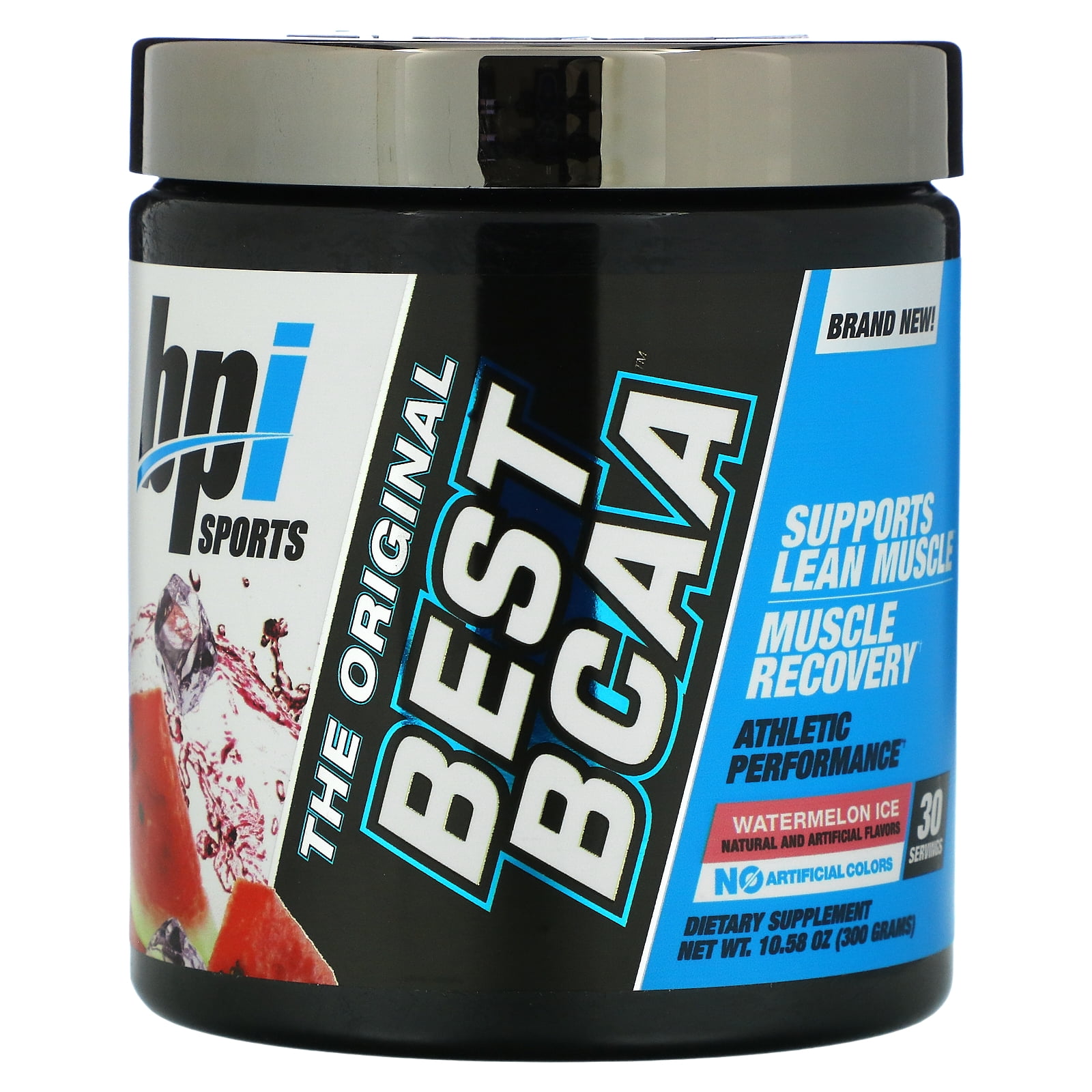 BPI Sports Best BCAA Powder, Watermelon Ice, 30 Servings