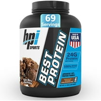 BPI Sports Best Protein Powder, 100% Whey Blend for Muscle Growth & Recovery, Chocolate Brownie, 5.1 lbs (69 Servings)