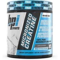 BPI Sports Micronized Creatine Powder, Unflavored, 60 Servings